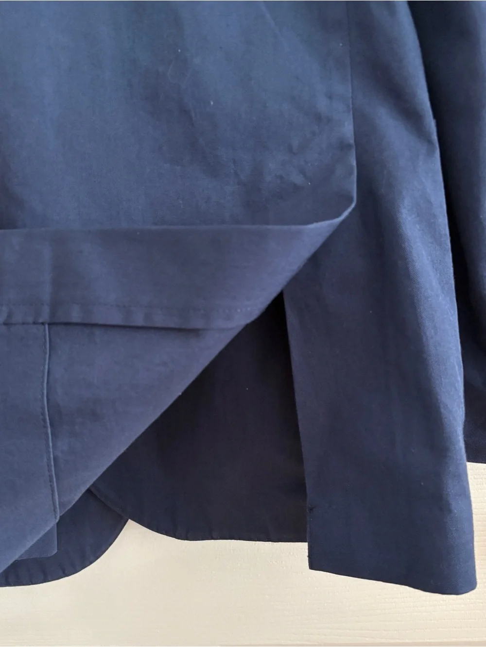 NWT J.Crew Ludlow Sport Coat Jacket Sz 34S Navy Blue Cotton Larusmiani Slim Fit